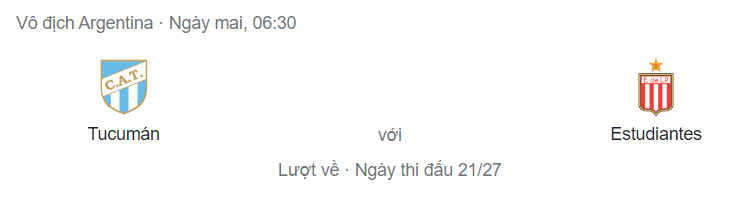 Nhận định Tucuman vs Estudiantes, 6h30 ngày 26/9