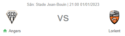 Nhận định Angers vs Lorient, 21h ngày 1/1