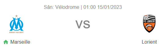 Nhận định bóng đá Marseille vs Lorient, 1h ngày 15/1