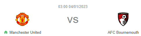 Nhận định bóng đá MU vs Bournemouth, 03h00 ngày 4/1