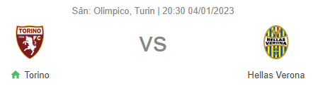 Nhận định bóng đá Torino vs Verona, 20h30 ngày 4/1