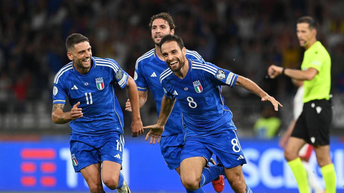 VIDEO bàn thắng Italia vs Malta: 4-0 (Vòng loại EURO 2024)