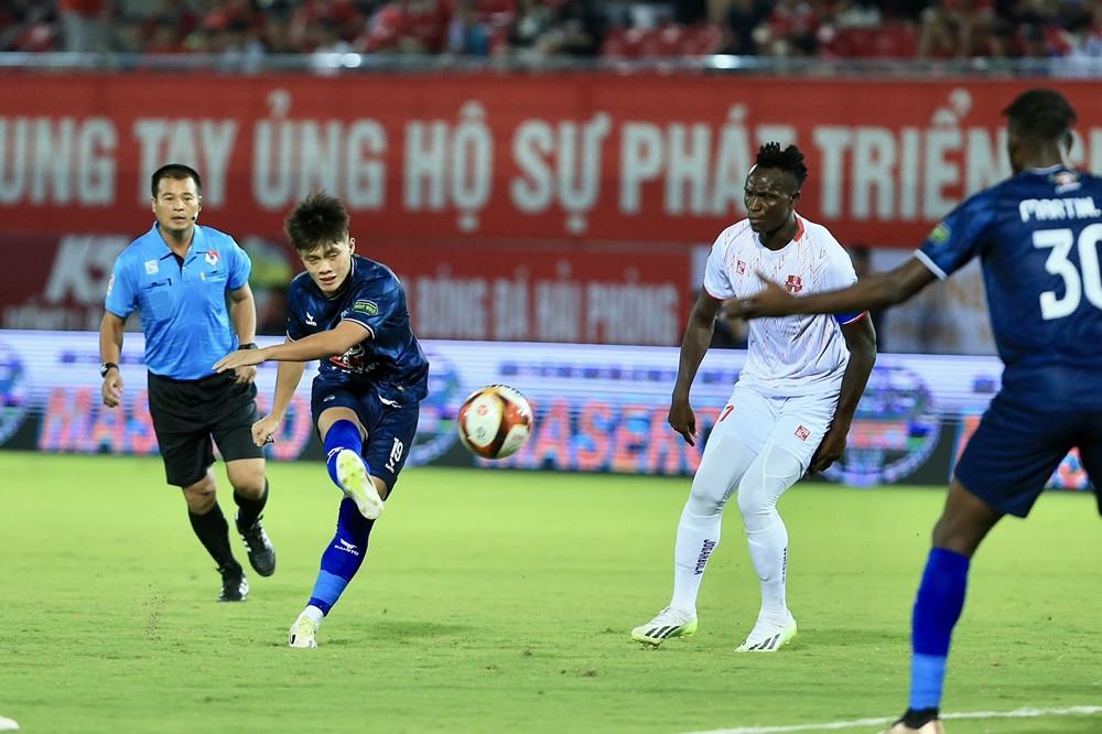 VIDEO bàn thắng Hải Phòng vs HAGL: 1-1 (Vòng 1 V.League 2023/24)