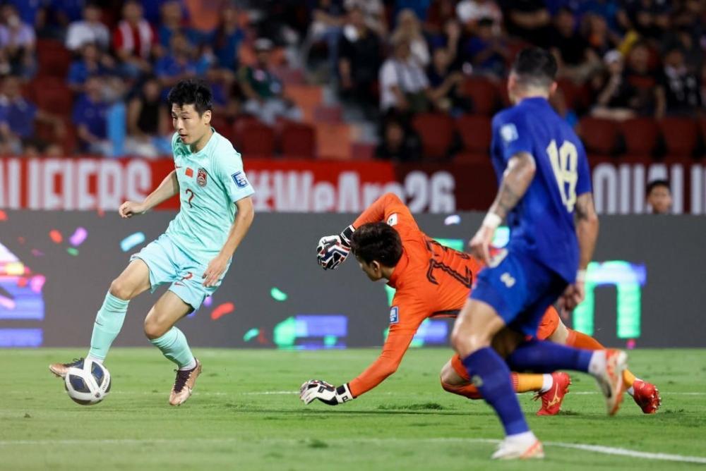 VIDEO bàn thắng Thái Lan vs Trung Quốc: 1-2 (Vòng loại World Cup 2026)