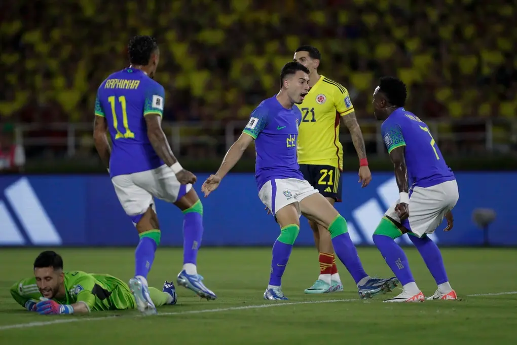 VIDEO bàn thắng Colombia vs Brazil: 2-1 (Vòng loại World Cup 2026)