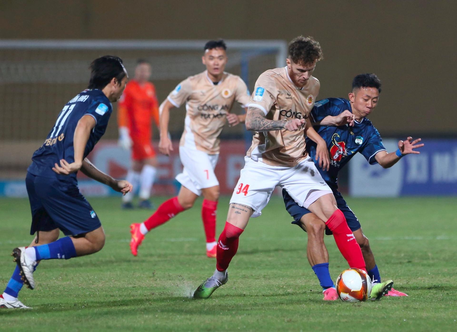 VIDEO bàn thắng Công an Hà Nội vs HAGL: 2-1 (Vòng loại Cúp Quốc gia 2023/24)