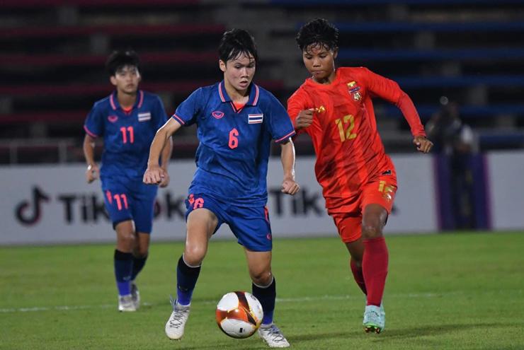 VIDEO bàn thắng Nữ Thái Lan vs Nữ Myanmar: 2-4 (Bán kết SEA Games 2023)