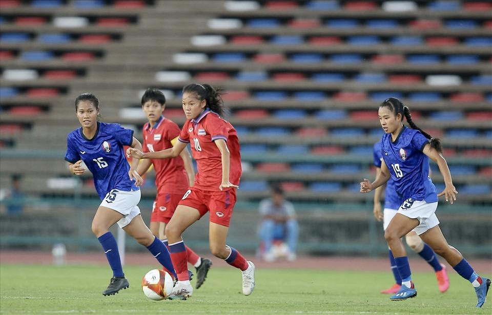 VIDEO bàn thắng Nữ Thái Lan vs Nữ Campuchia: 6-0 (Tranh HCĐ SEA Games 2023)