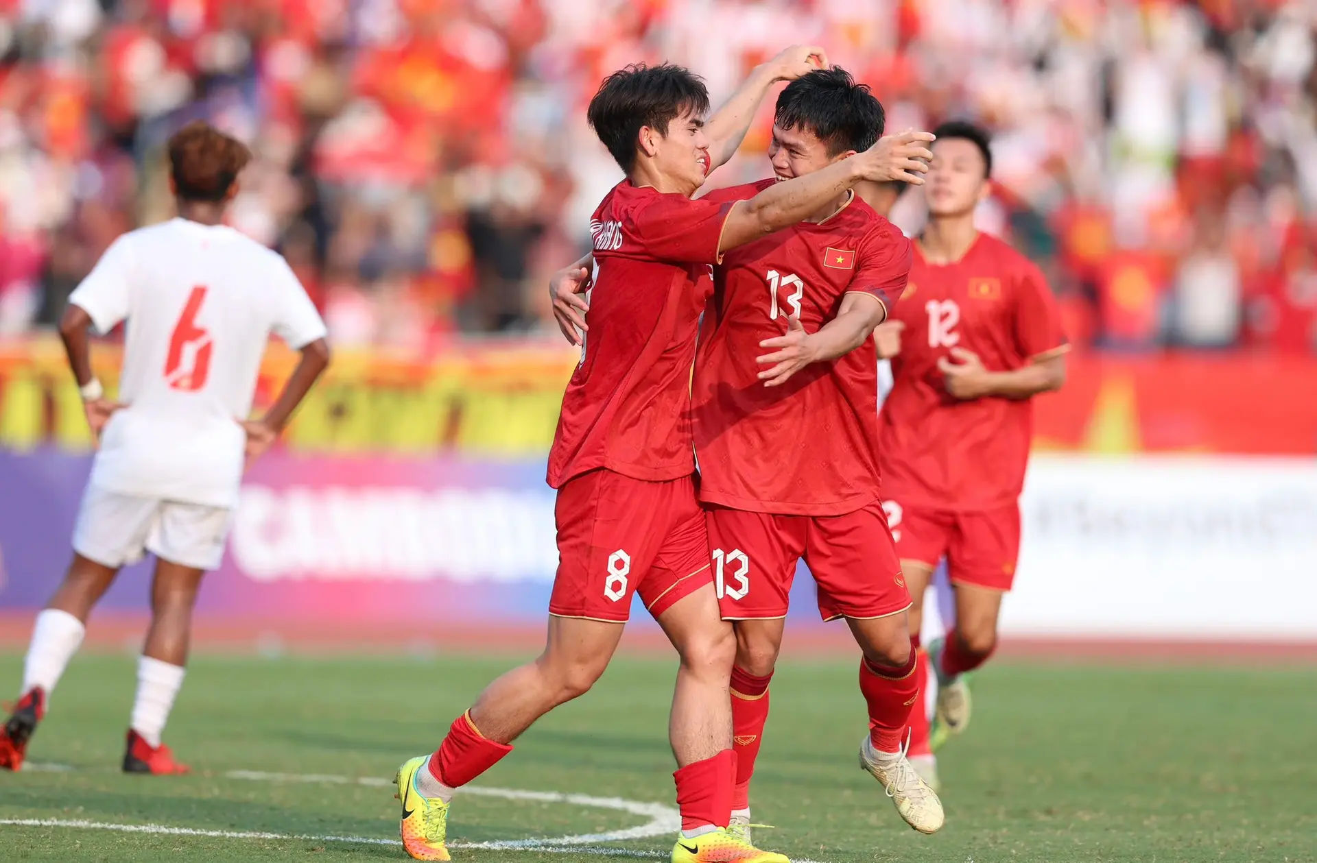 VIDEO bàn thắng U22 Việt Nam vs U22 Myanmar: 3-1 (Tranh HCĐ SEA Games 2023)