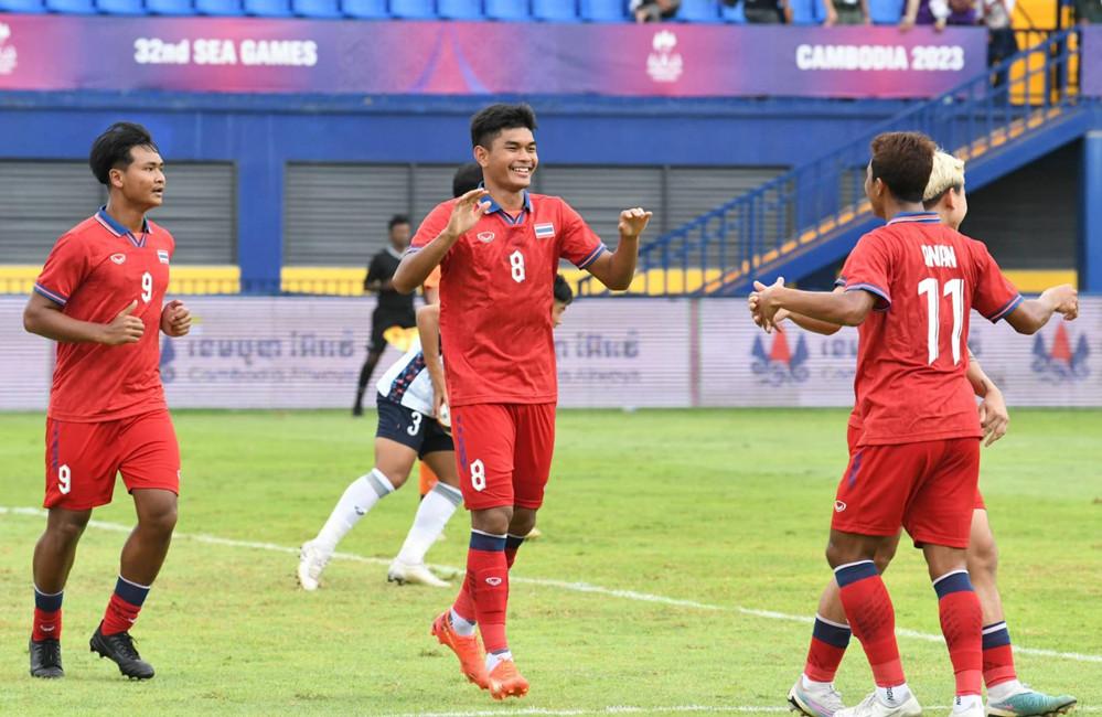 VIDEO bàn thắng U22 Lào vs U22 Thái Lan: 1-4 (Bảng B - SEA Games 2023)