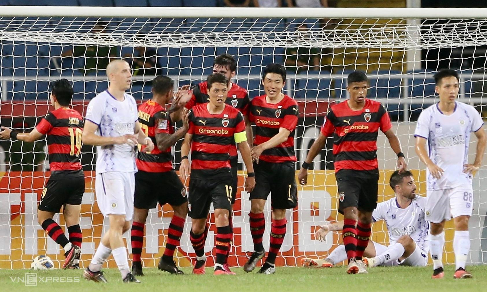 VIDEO bàn thắng Hà Nội FC vs Pohang Steelers: 4-2 (Vòng bảng AFC Champions League 2023/24)