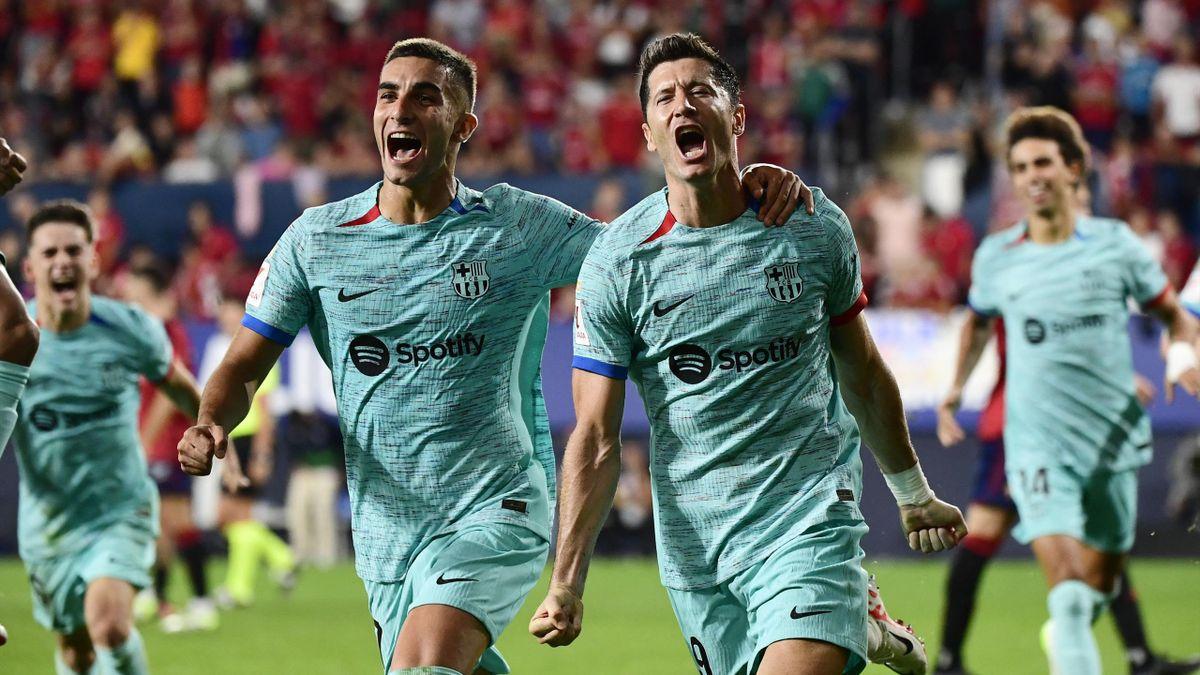 VIDEO bàn thắng Osasuna vs Barcelona: 1-2 (Vòng 4 La Liga 2023/24)