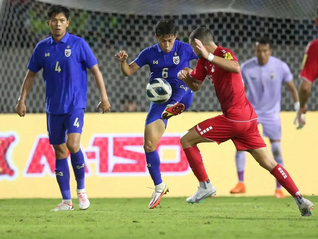 VIDEO bàn thắng Thái Lan vs Lebanon: 2-1 (Bán kết King’s Cup 2023)