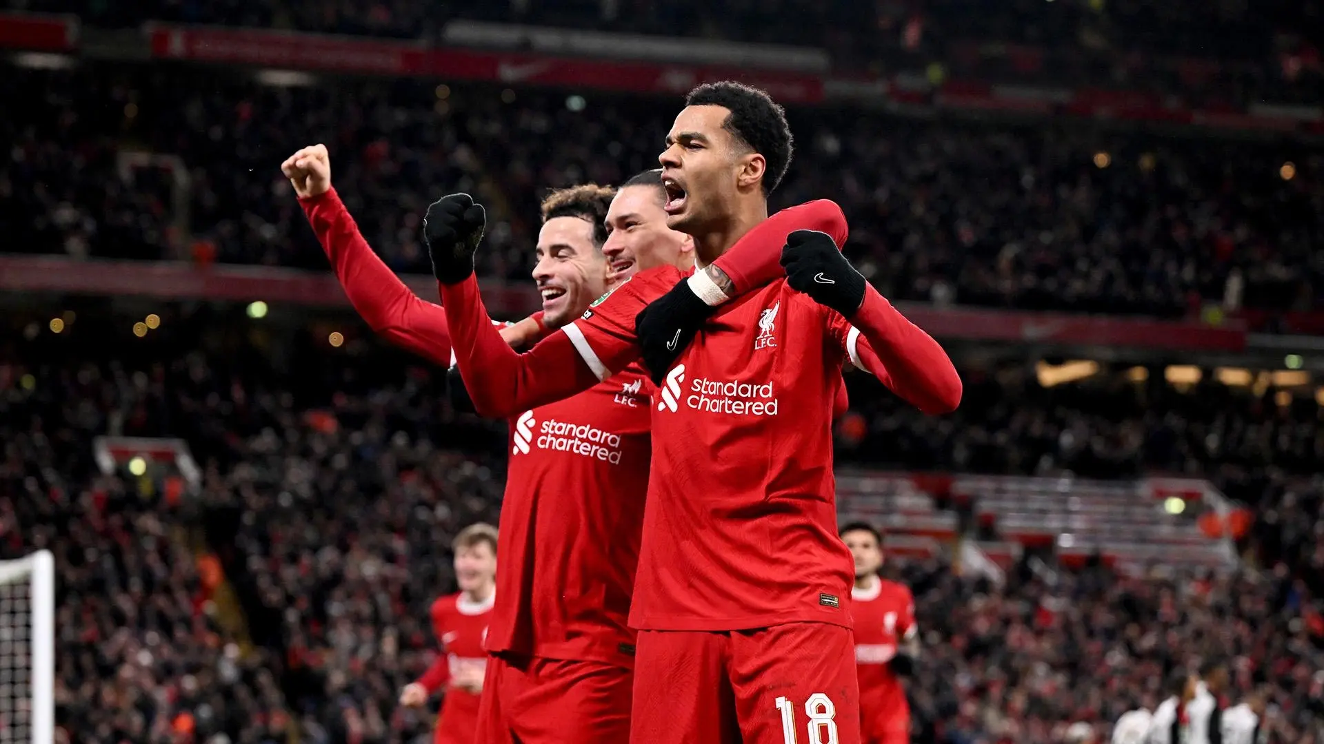 VIDEO bàn thắng Liverpool vs Fulham: 2-1 (Bán kết lượt đi Cúp Liên đoàn Anh 2023/24)