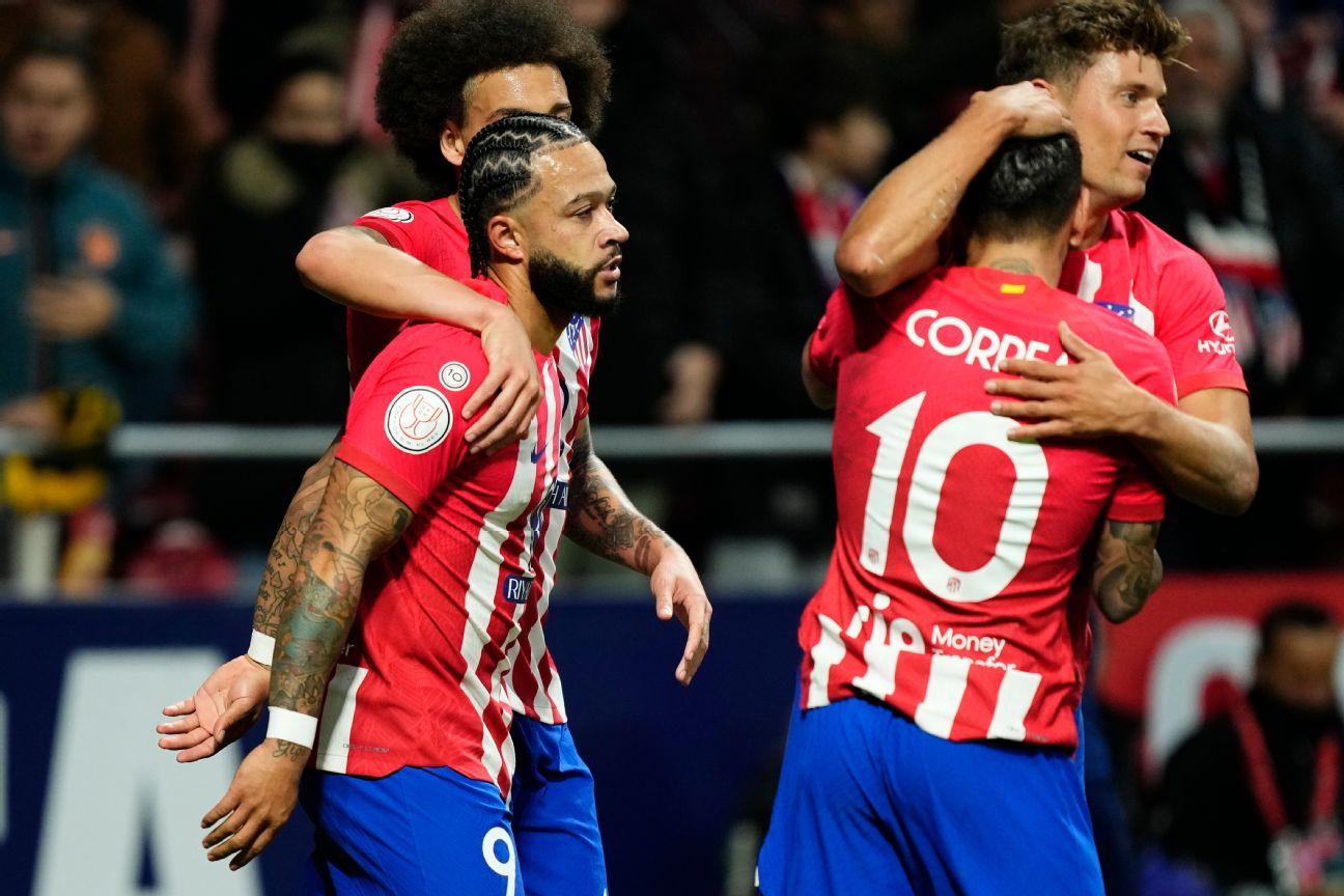 VIDEO bàn thắng Atletico Madrid vs Sevilla: 1-0 (Tứ kết Cúp Nhà Vua TBN 2023/24)