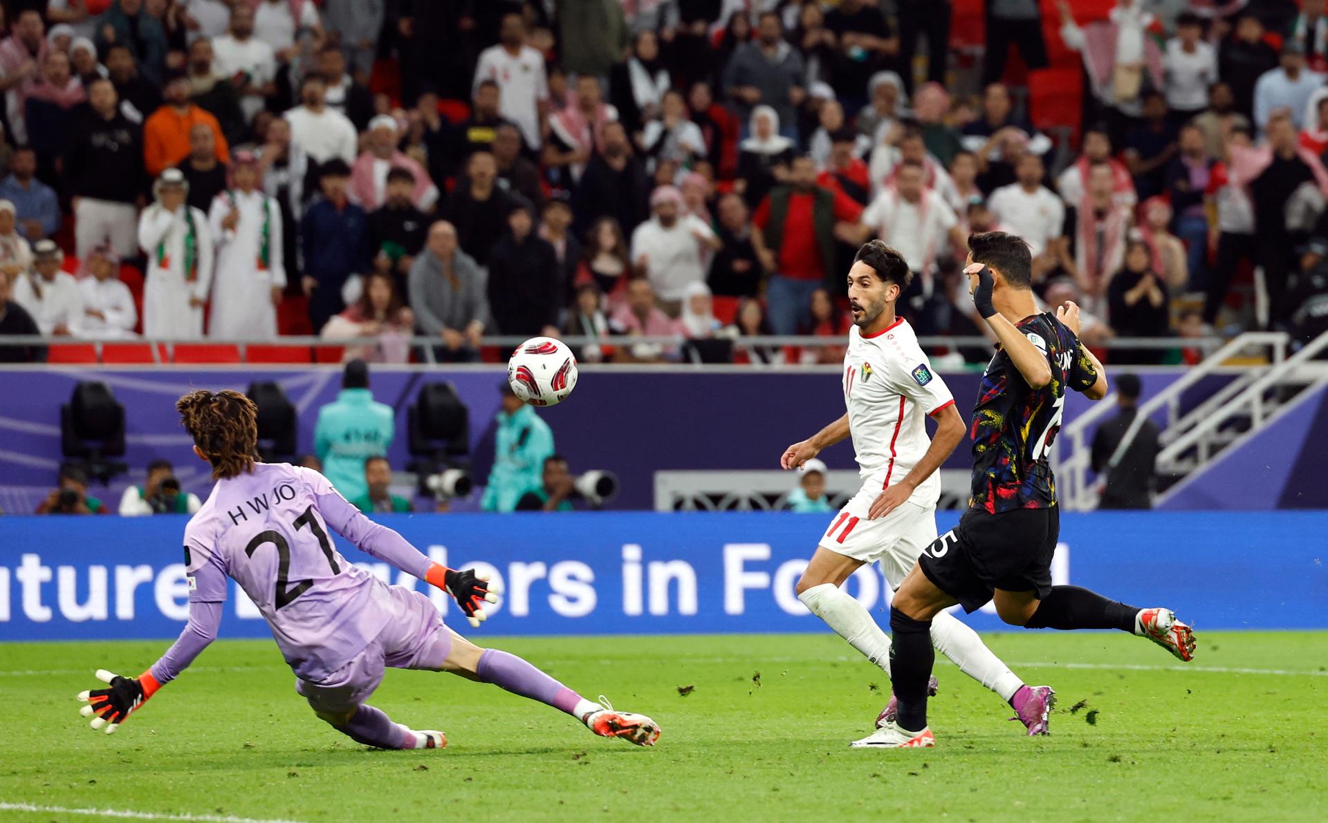 VIDEO bàn thắng Jordan vs Hàn Quốc: 2-0 (Bán kết Asian Cup 2023)