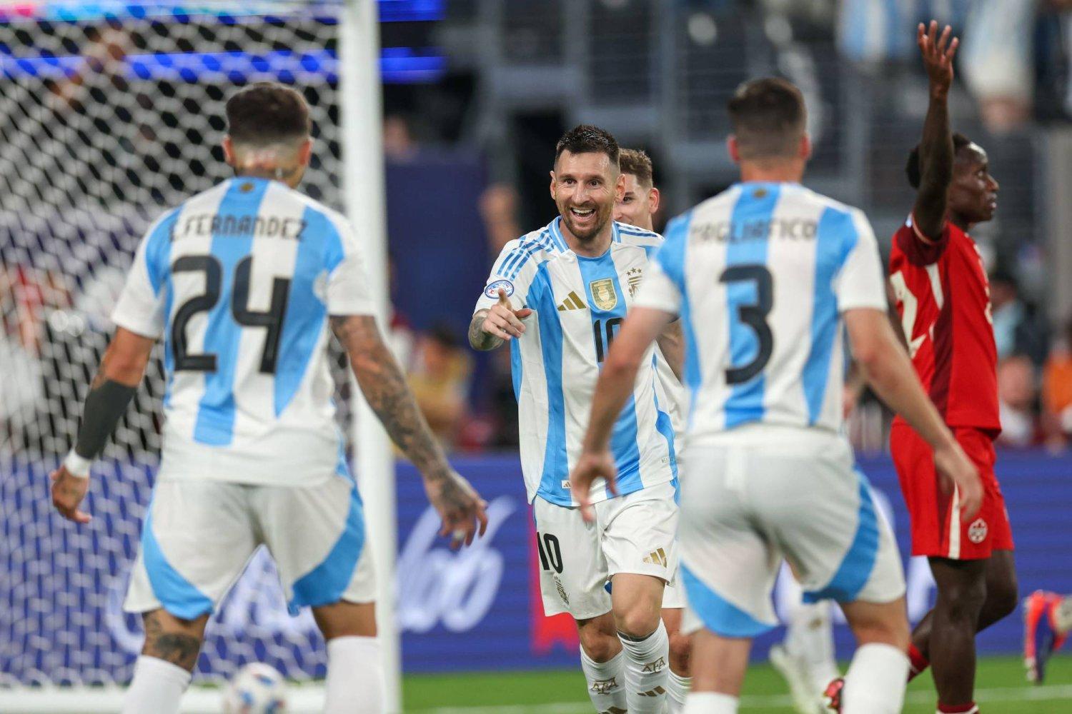 VIDEO bàn thắng Argentina vs Canada: 2-0 (Bán kết Copa America 2024)