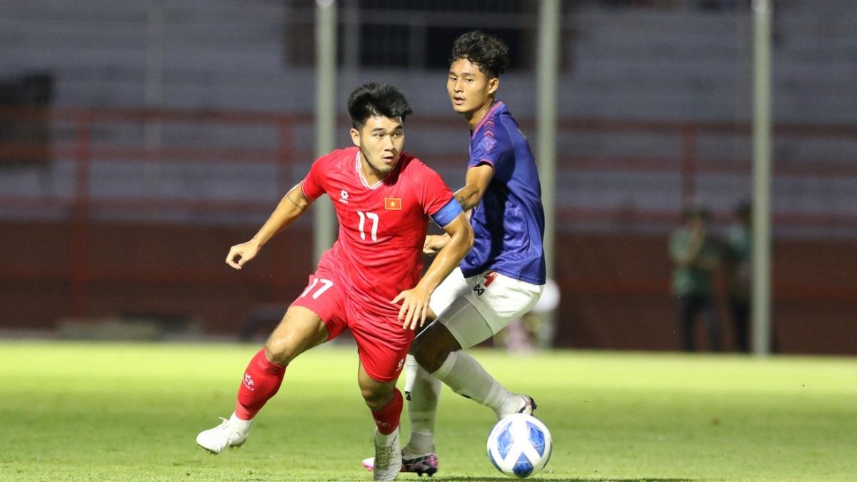 VIDEO bàn thắng U19 Việt Nam vs U19 Myanmar: 1-1 (U19 Đông Nam Á 2024)